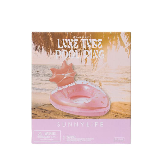 Sunnylife Детски Плувен Кръг с Диаметър 120см. Червен