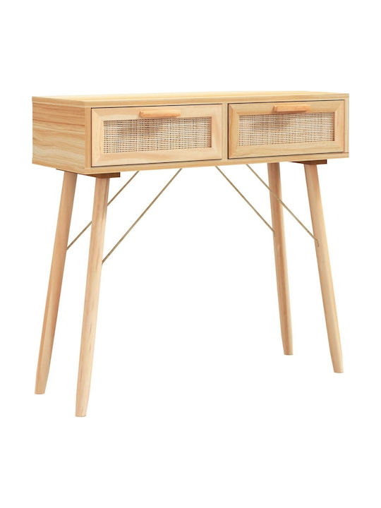 Wooden Console Table L80xW30xH75cm