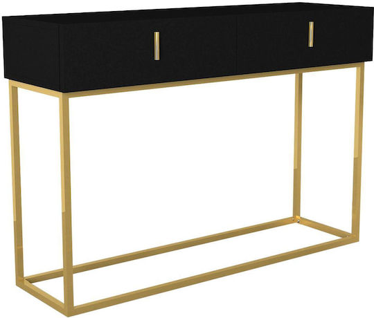 Mykonos Konsole Schwarz L120xB37xH84cm