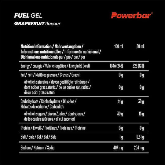 PowerBar Fuel Gel Grapefruit 50gr
