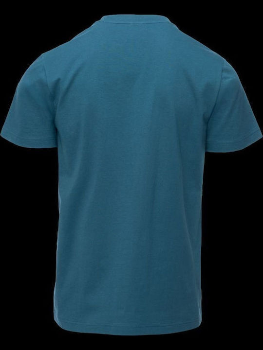 Herrenblusen Kurzarm T-Shirts Hellblau
