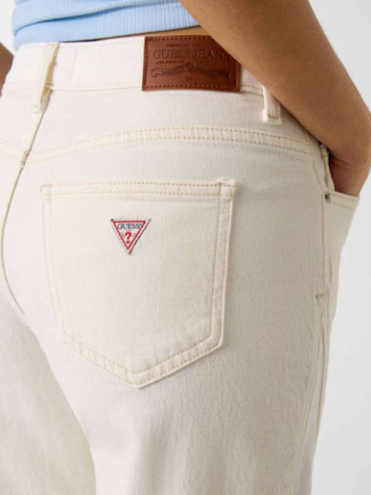 Damen Stoffhose in Entspannte Passform Weiß