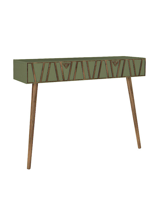 Forest Wooden Console Table Λαδί L120xW35xH89.3cm