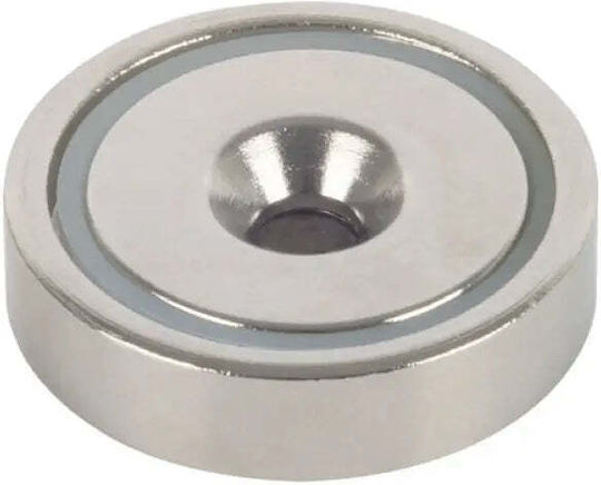 Neodymium Magnet Hole 32mm/8mm Fix-o-moll