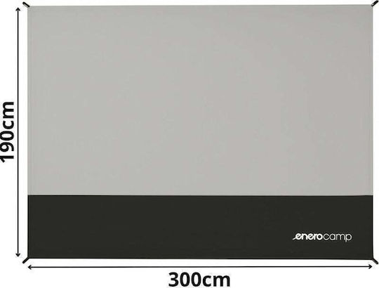 Enero Tent Equipment Floor Camping Grey 300x200cm
