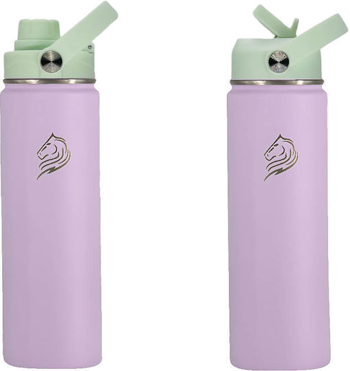 Cool'NMore Μπουκάλι Θερμός Ανοξείδωτο BPA Free 500ml Ανοξείδωτο με Καλαμάκι και Λαβή