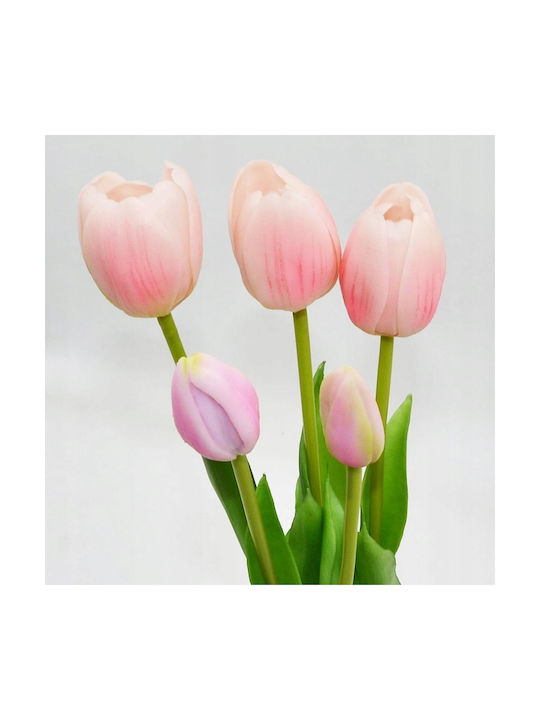 Bouquet of Pink Tulips 39cm Saska Garden