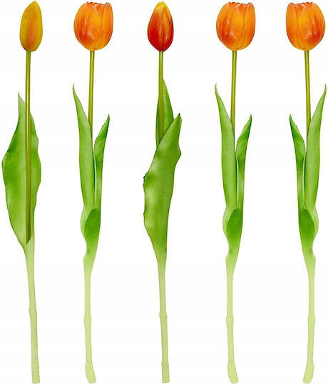 Blumenstrauß aus Orange Tulpe 39cm Saska Garden