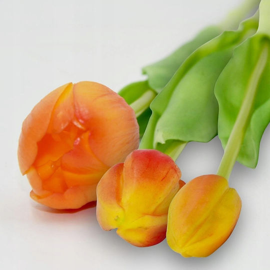 Blumenstrauß aus Orange Tulpe 39cm Saska Garden