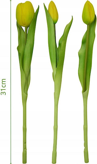 Μπουκέτο από Τουλίπα Κίτρινο 31cm Saska Garden