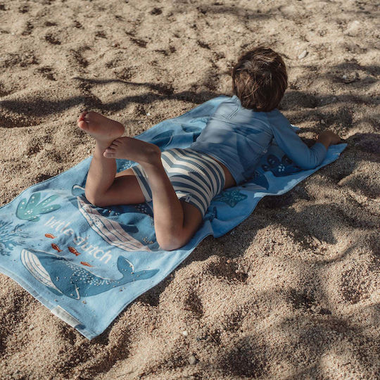 Little Dutch Πετσέτα Θαλάσσης Ocean World Blue 60x120