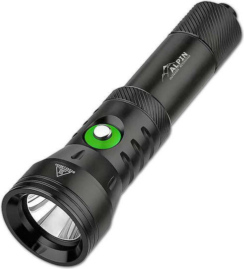Alpin Rechargeable Diving Head LED Light with 2000lm Brightness for Depths up to 300m