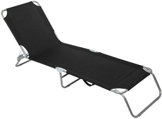 Foldable Guest Bed Without Mattress Single Black 77x60cm