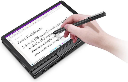 GPD Pocket 3K1 8" IPS FHD+ Touchscreen (i3-1125G4/16GB/512GB SSD/W11 Home) (US Keyboard)
