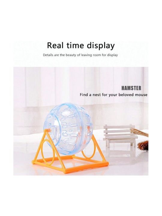 Roza 1391-32 Μπάλα Χάμστερ Βάση 12cm Anti Escape Τροχός Άσκησης Τρωκτικών