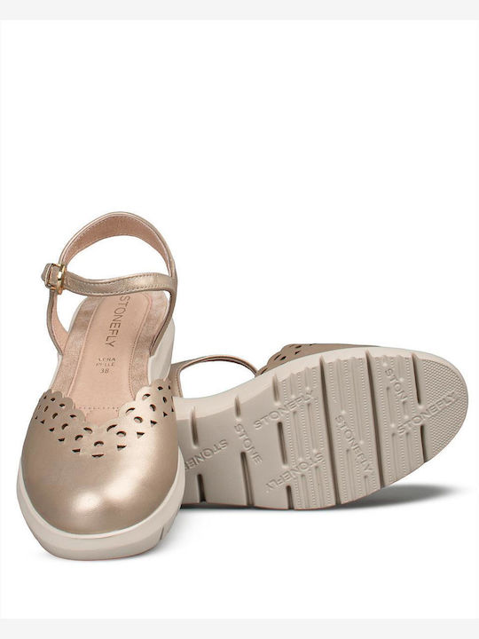 Women's Summer Gold Platforms