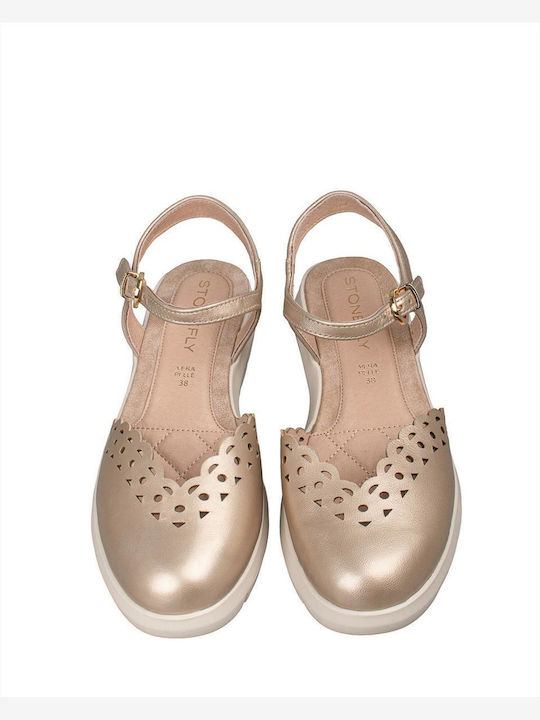 Women's Summer Gold Platforms