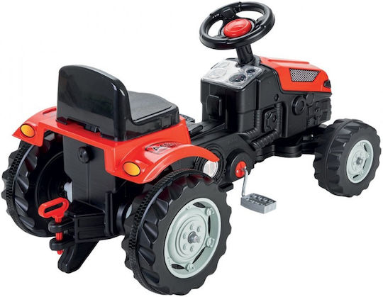 Tractor pentru Copii cu Pedale Roșu pentru 3+ Ani