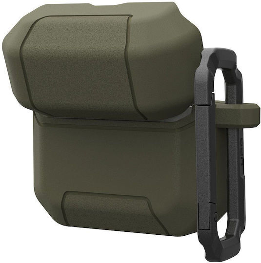 UAG Scout Silicone Case with Hook in Green for Apple AirPods 4