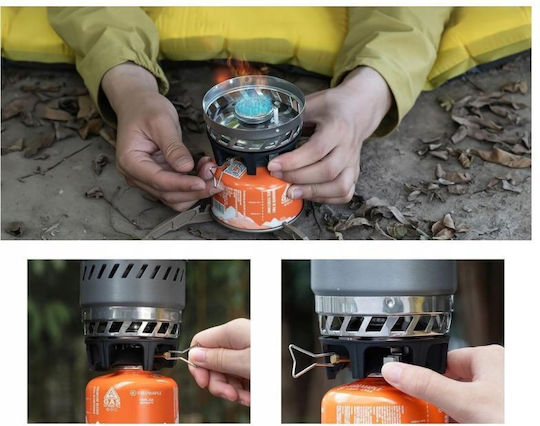 Qunature Газова Печка Черна Чаша 600ml