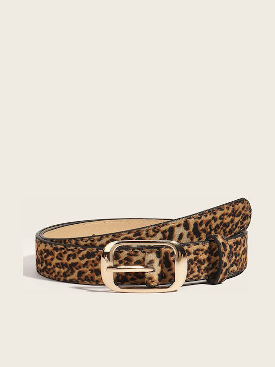 Wide Women's Brown Belt