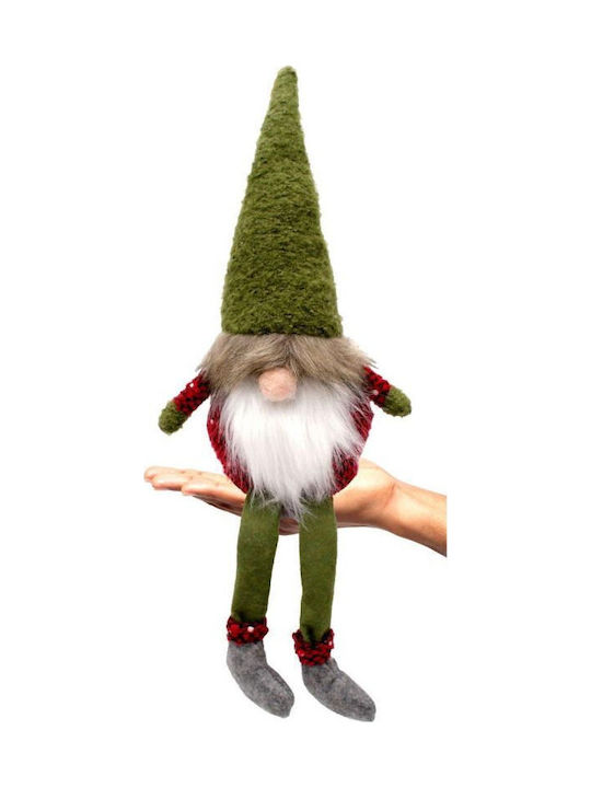 Decorative Green Plastic Christmas Santa 60cm
