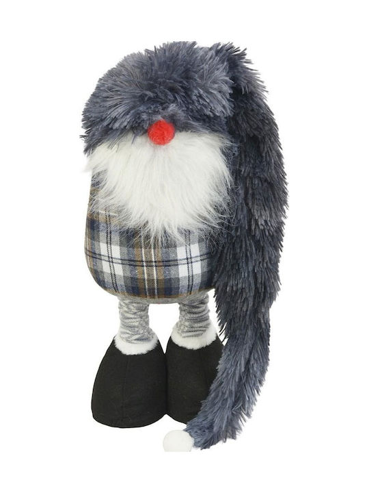 Saska Garden Illuminated Christmas Plastic Figure Dwarf Gray Height 88cm