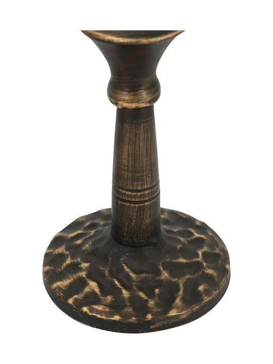 Artekko Metal Candle Holder in Black Colour 9x28.5x9cm