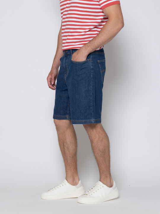 Bermudă Denim Albastră Bărbătească