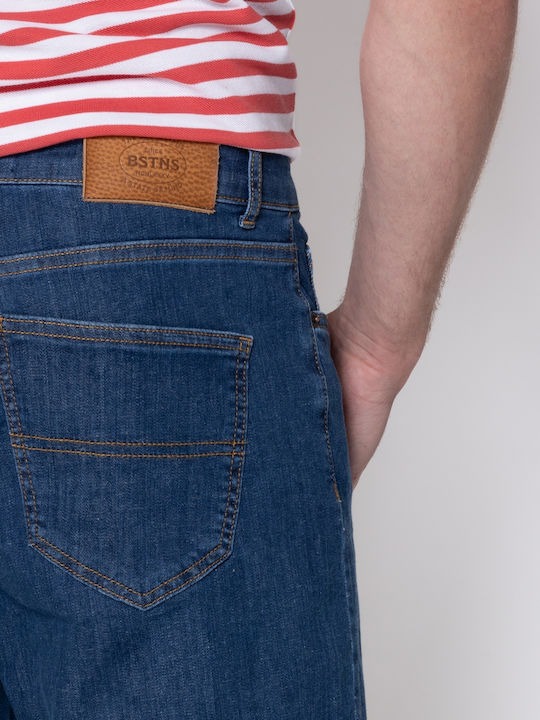 Bermudă Denim Albastră Bărbătească