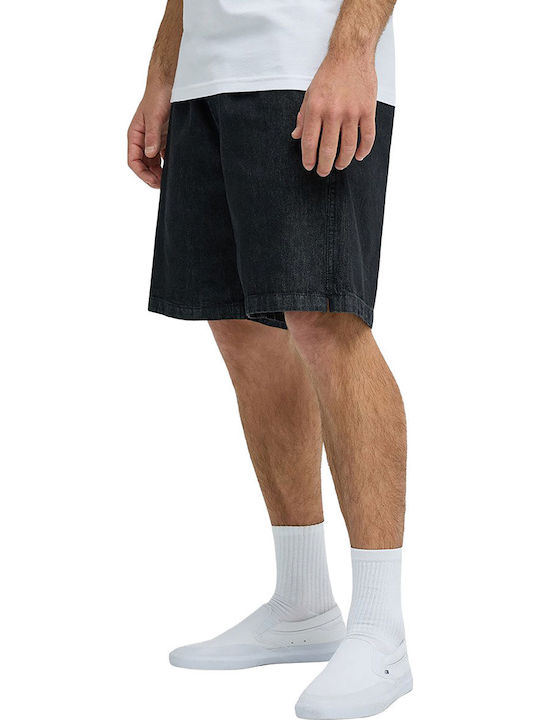 Herren Shorts Denim Schwarz