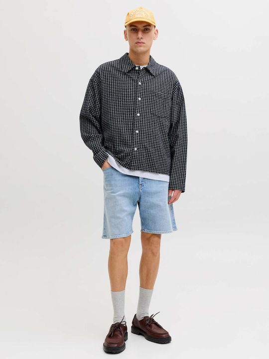Men's Denim Light Blue Bermuda Shorts