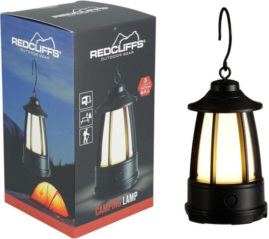 Redcliffs Φανάρι Μπαταρίας για Camping Μαύρο