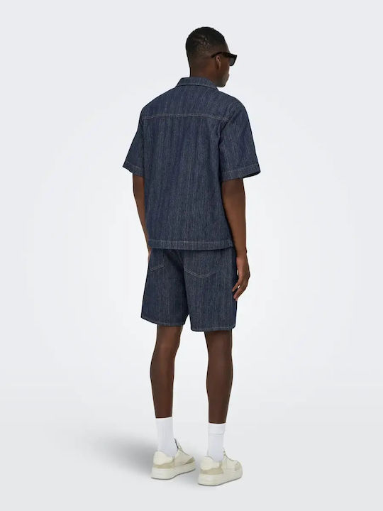 Men's Denim Shorts Navy