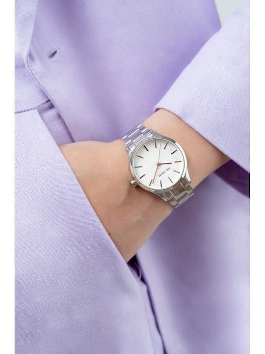 Paul Lorens Дамски Часовник 34мм Кварцов Сребрист