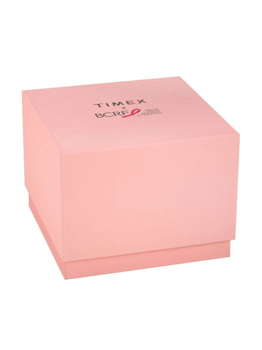 Timex Womens Watch 33mm Battery with Pink Leather Strap