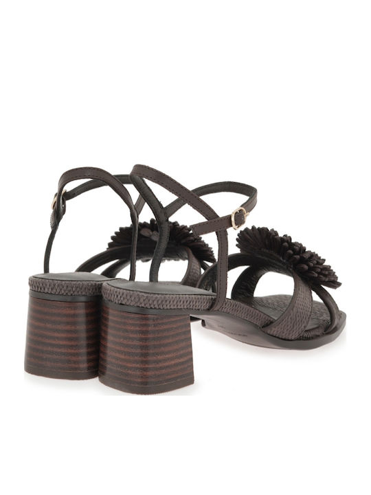 Damen Sandalen Braun