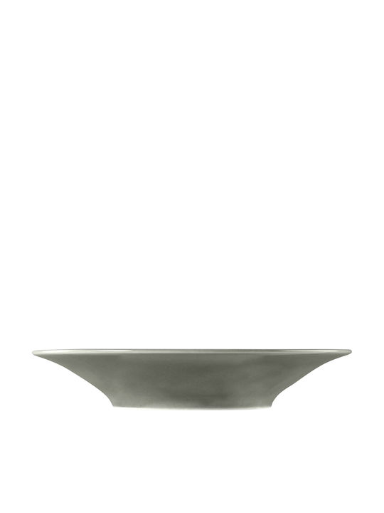 Tragar Shallow Porcelain Gray Plate 6 Pieces