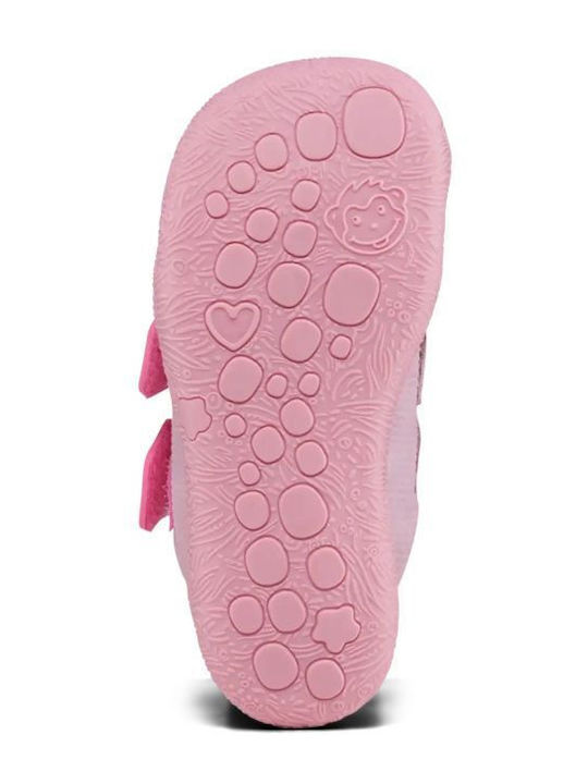 Kinder Sneaker mit Bügel- und Schleifenverschluss Rosa