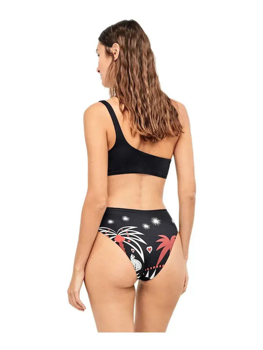 Bikini Slip Ψηλόμεσο Πολύχρωμο