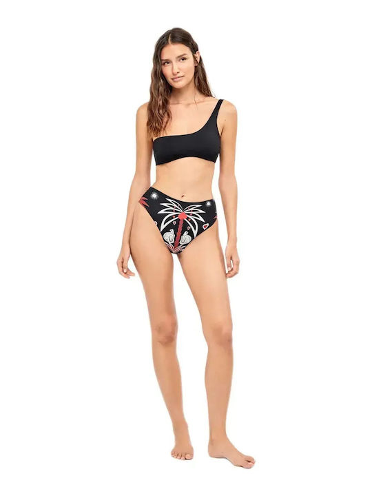 Bikini Slip Ψηλόμεσο Πολύχρωμο