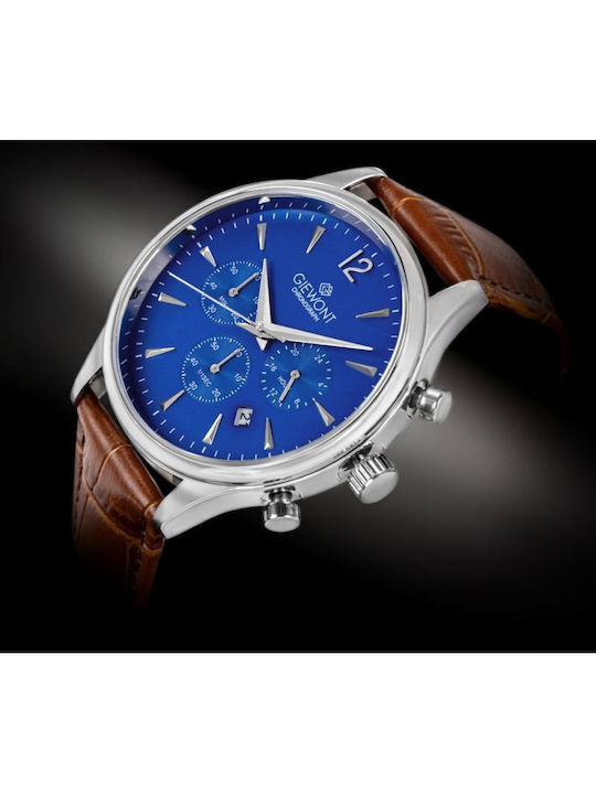 Giewont Battery Watch with Leather Strap