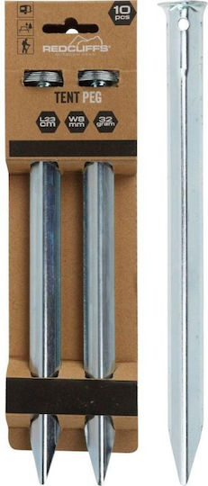 Cuiere Cort 23cm Set 10 Bucăți Metal Redcliffs