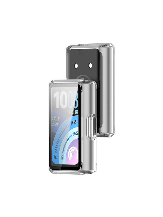 Techsuit Defense360 Pro Kunststoff mit gehärtetem Glas Tragbare Hülle in Transparenter Farbe für Huawei Band 11 Pro