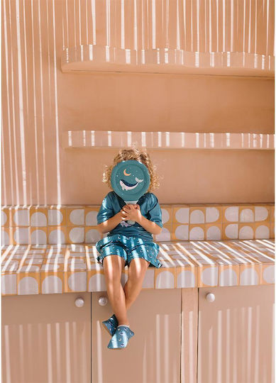 Set 2 Kinder Strandschläger & Bälle Whale Türkis Monnëka