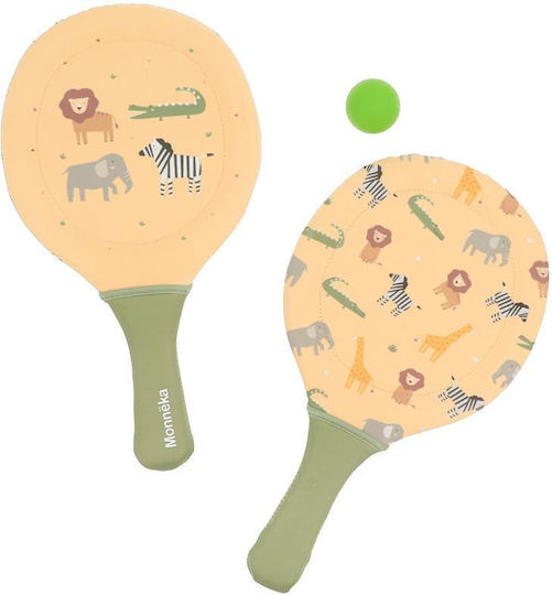 Set of 2 Wild Animals Beach Rackets Monnëka