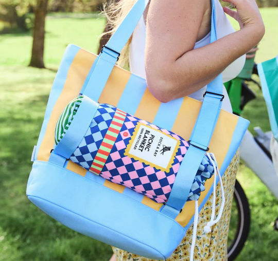 Dock & Bay Picnic Blanket 170 X 170 Cm Bright Side Up