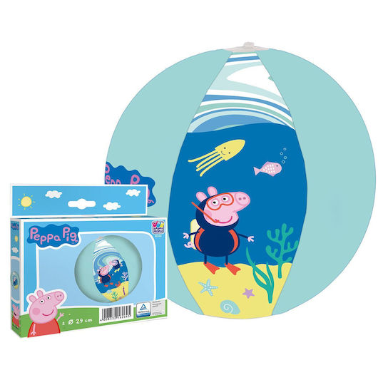 Peppa Pig Peppa Pig Inflatable Beach Ball in Blue Color 29 cm