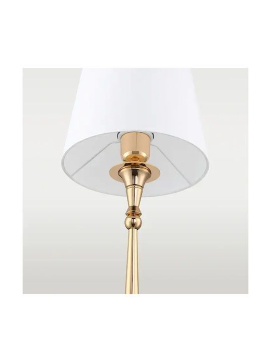 COSMOLight Table Lamp with White Shade and Bronze Base