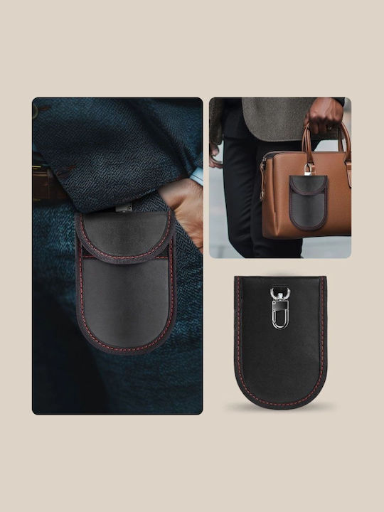 Комплект Мъжки Портфейл с RFID Червен